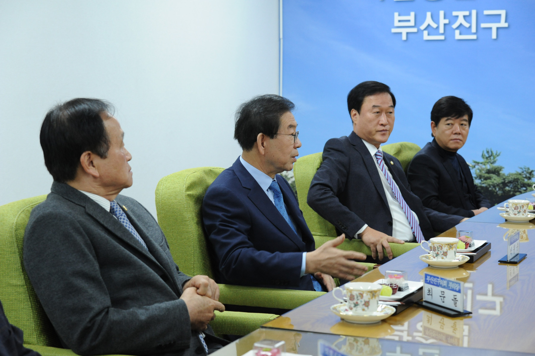 박원순 서울시장 방문 특강 행사 5번째