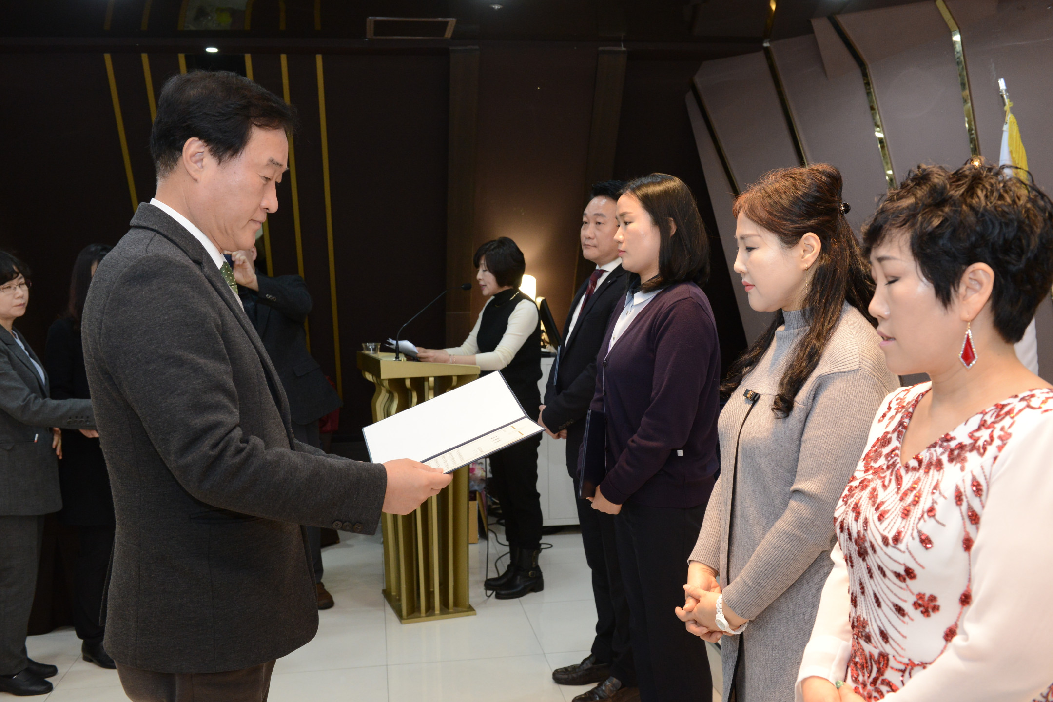 사랑의 무료의료봉사단 창단 3주년 기념식 2번째