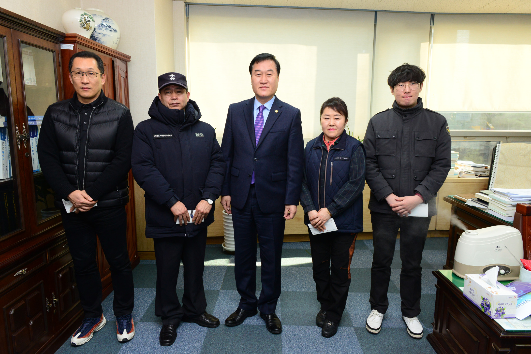 현업부서 직원 격려의 자리 2번째