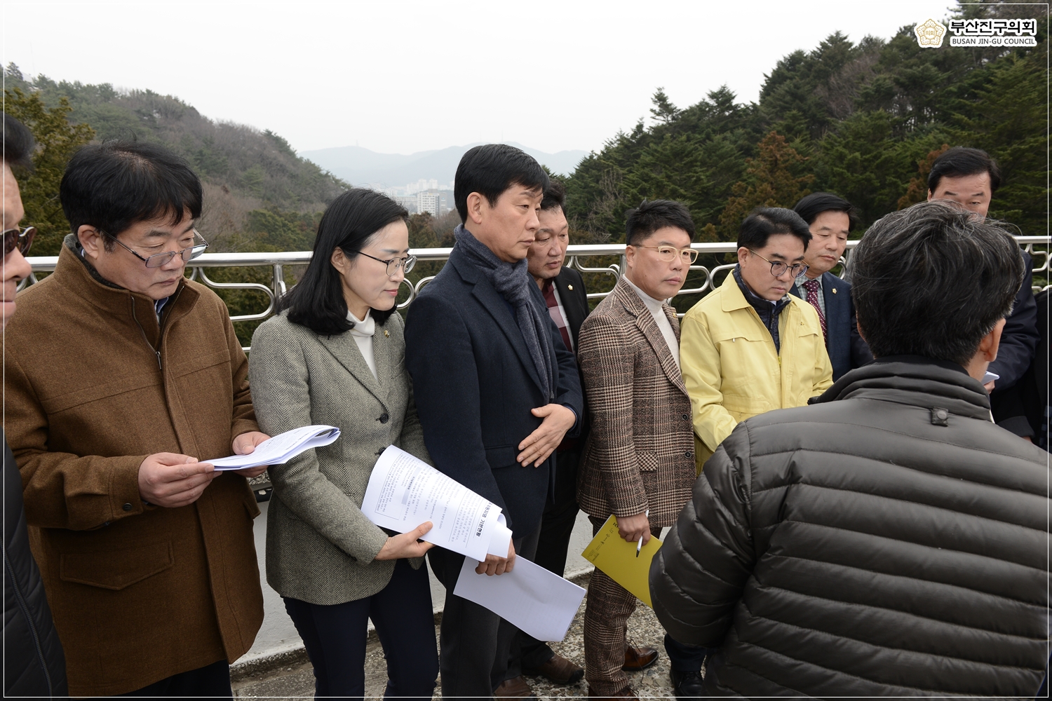 성지곡수원지 댐 보강공사 현장방문 실시 5번째