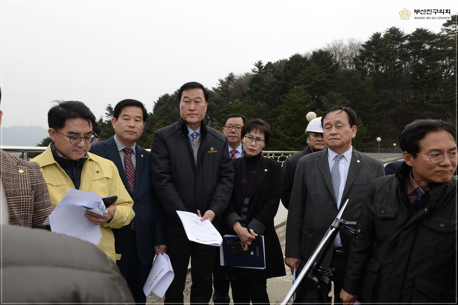 성지곡수원지 댐 보강공사 현장방문 실시 10번째