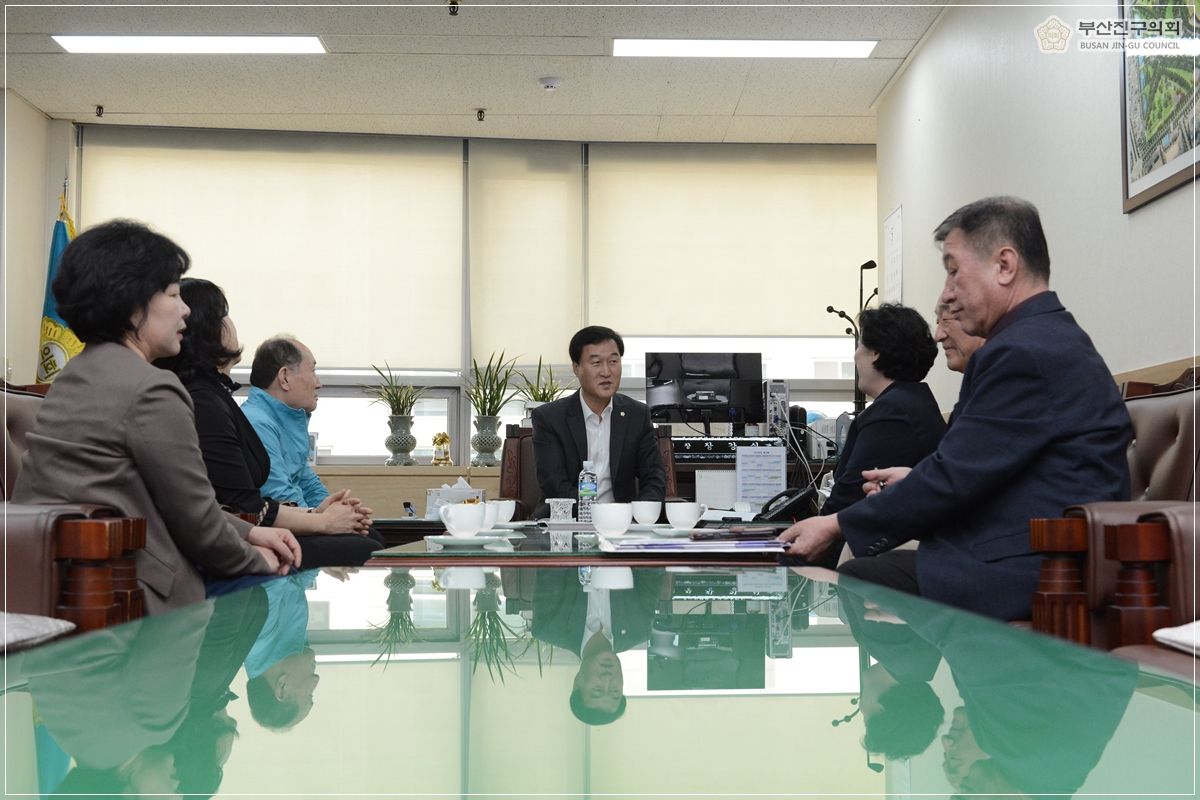 새시대한국노인회  부산진구지부 간담회 2번째