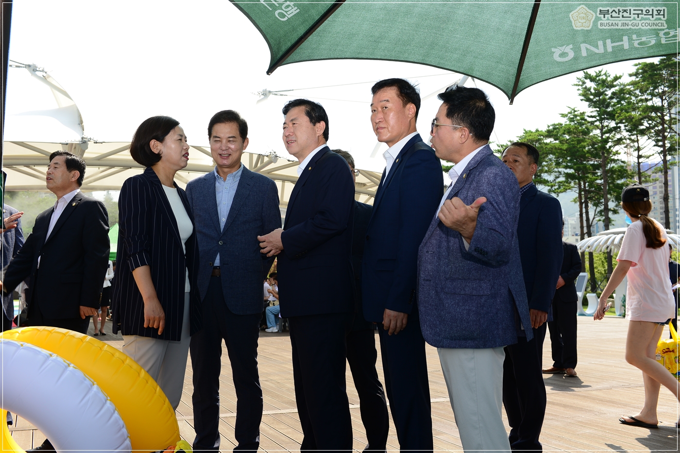 부산시민공원 물놀이장 개장식 참석 3번째