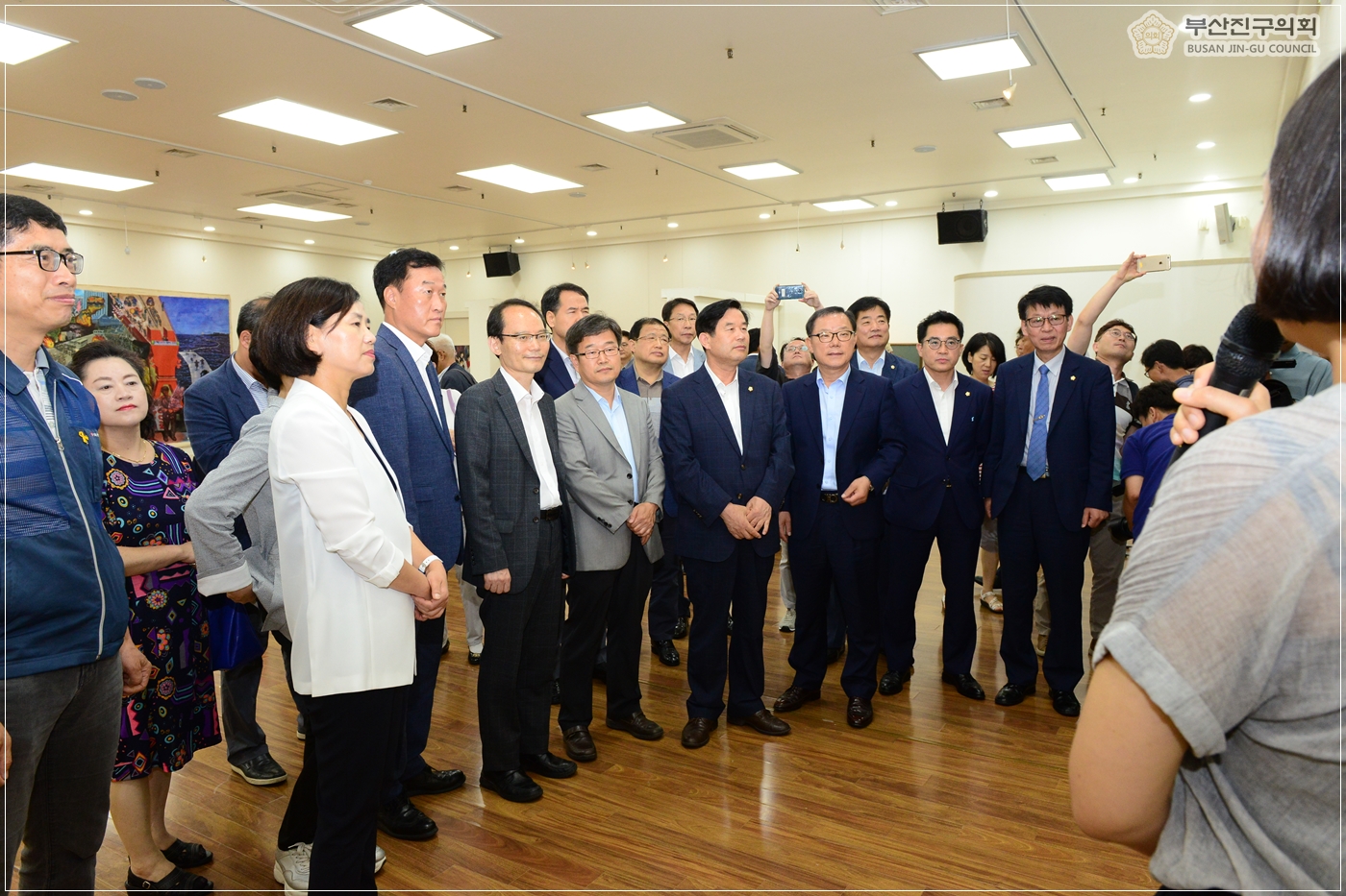 부마항쟁 40주년 기념 민중미술작품 전시회 참석 2번째