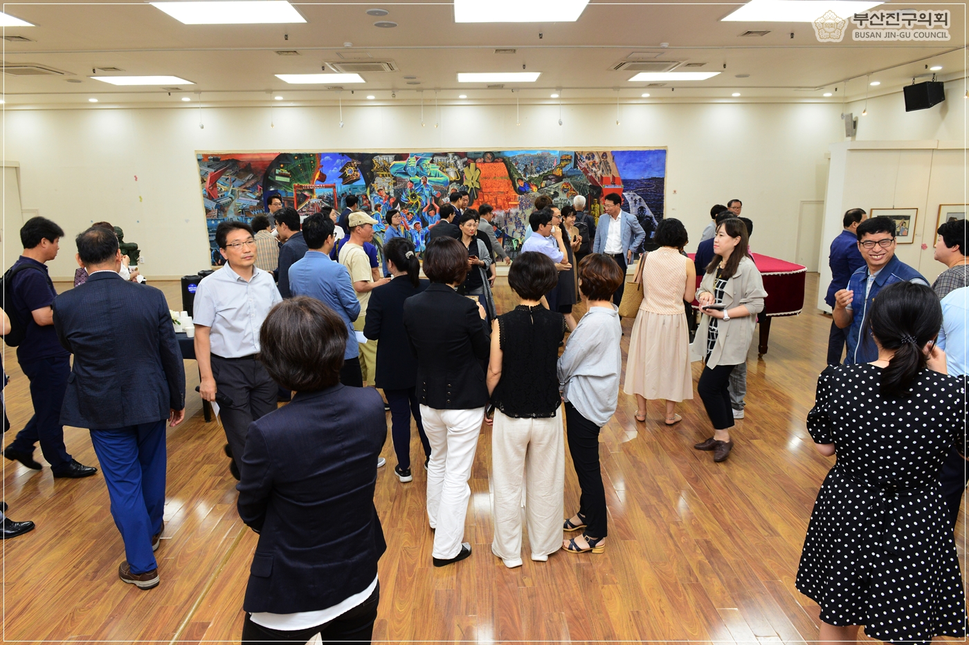 부마항쟁 40주년 기념 민중미술작품 전시회 참석 5번째