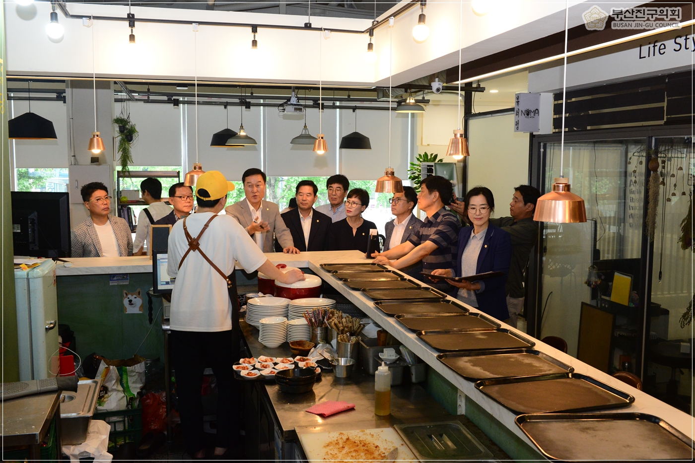 서면시장 청년몰 현장방문 3번째