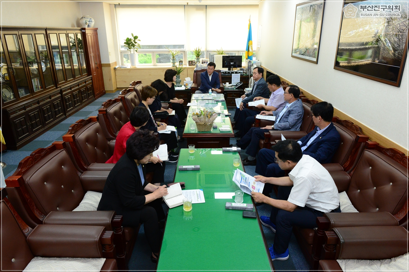 행정자치위원회 교육청 관계자 간담회 실시 1번째