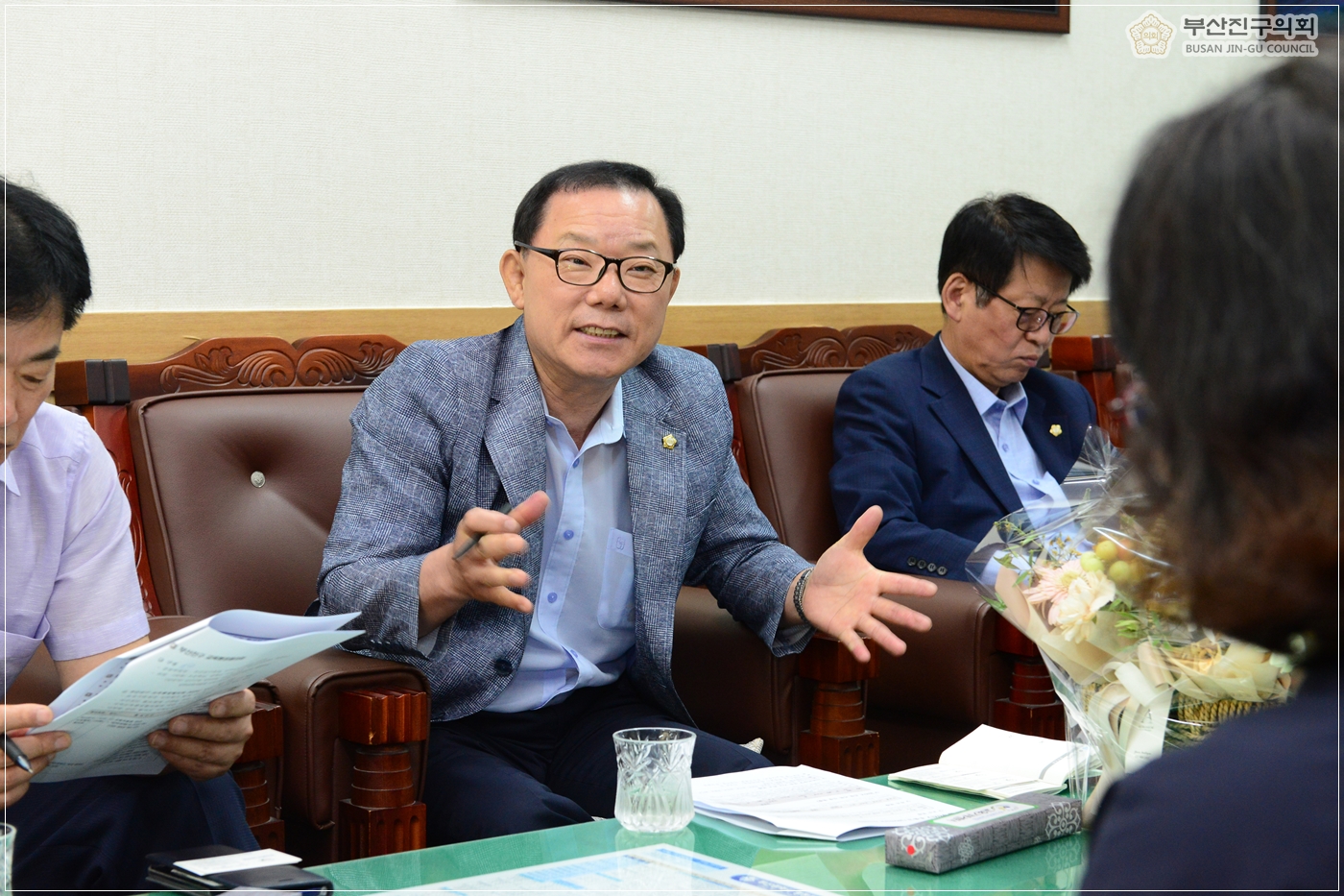 행정자치위원회 교육청 관계자 간담회 실시 9번째