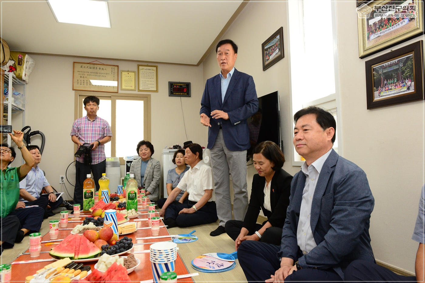 연지할머니경로당 개소식 참석 6번째