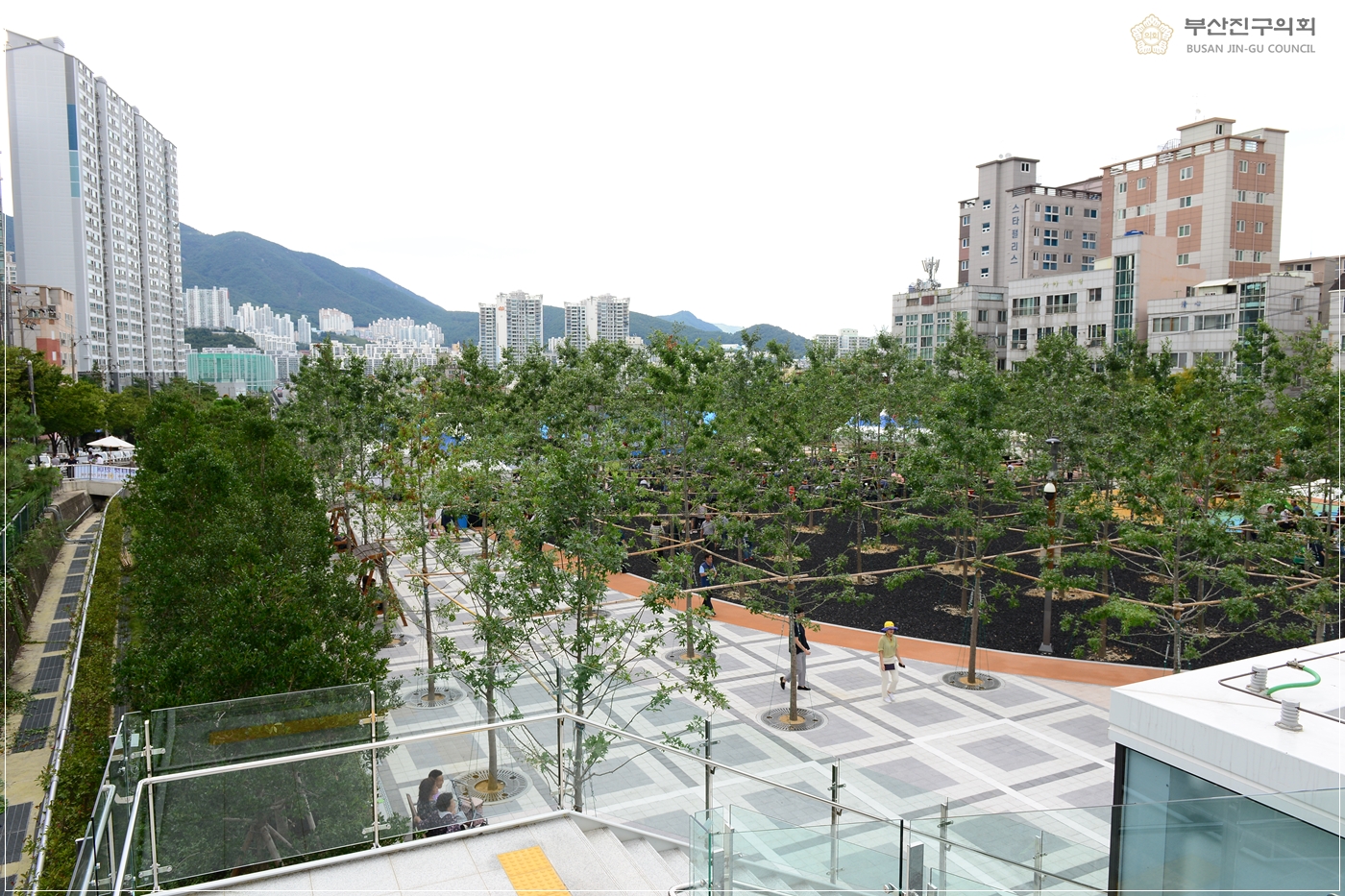 수정터널 상부 공원화사업 준공식 참석 1번째