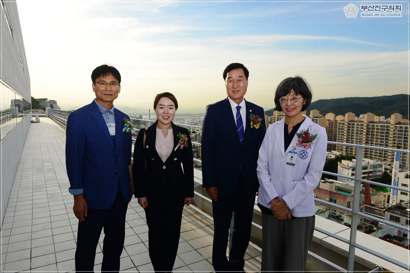 부산백병원 미래의생명센터 개소식 참석 5번째