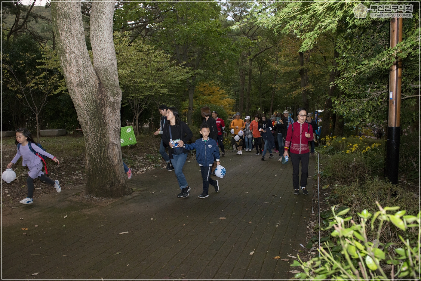 백양산 감성달빛 걷기 행사 참석 5번째