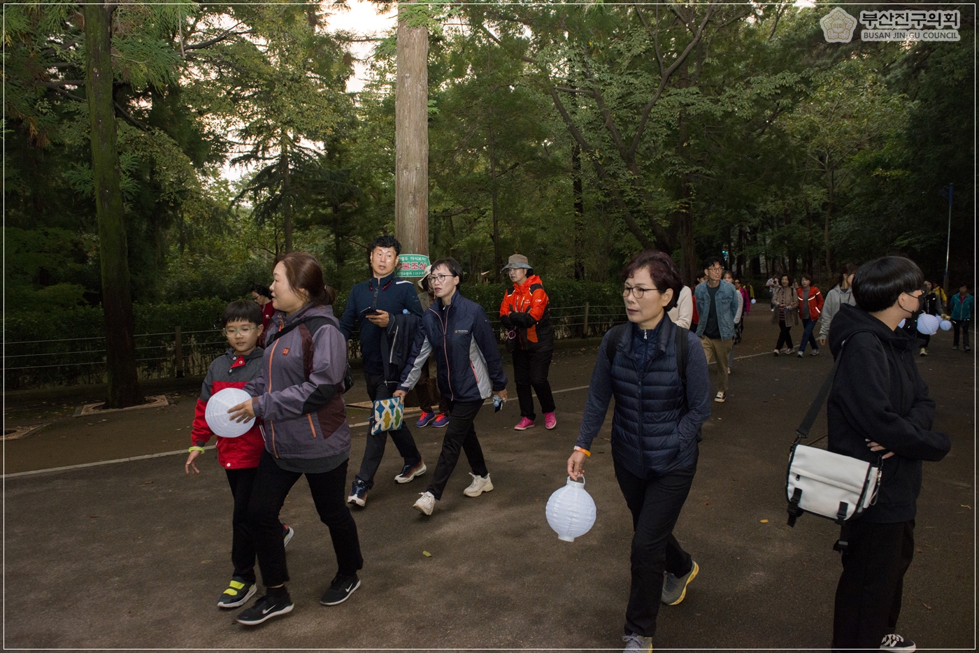 백양산 감성달빛 걷기 행사 참석 7번째