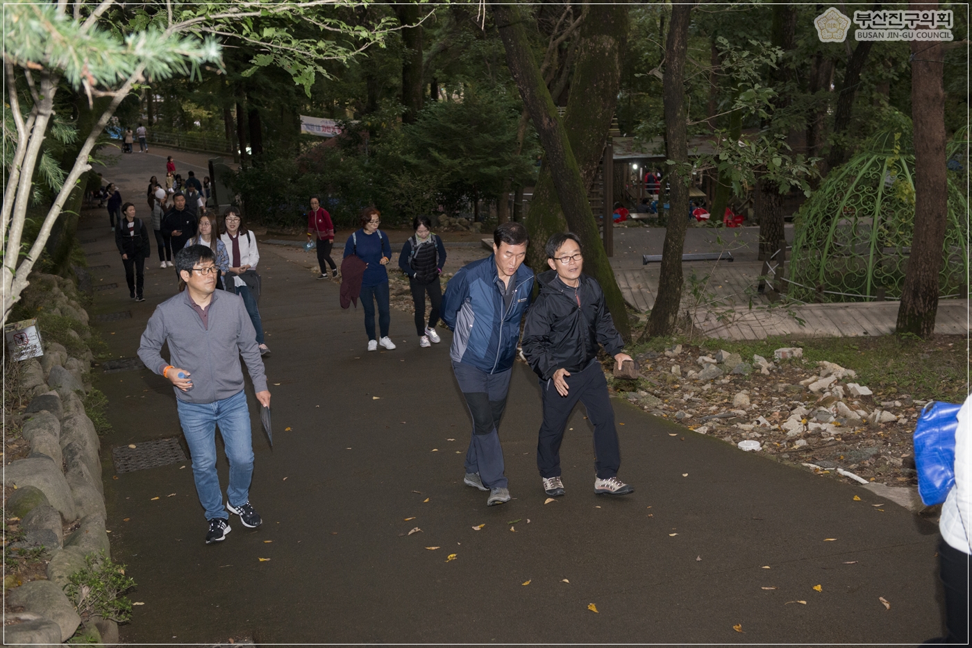 백양산 감성달빛 걷기 행사 참석 8번째