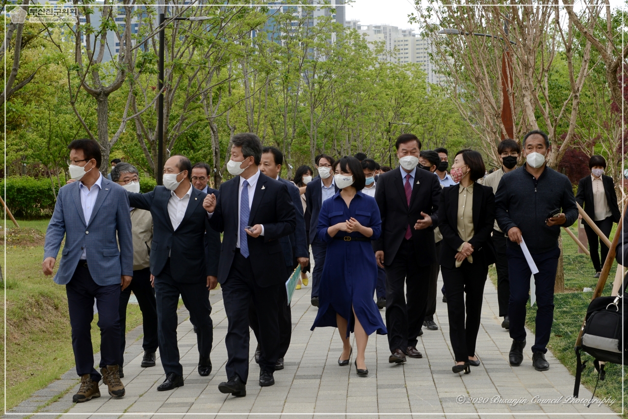 농협 숲 준공식 참석 2번째