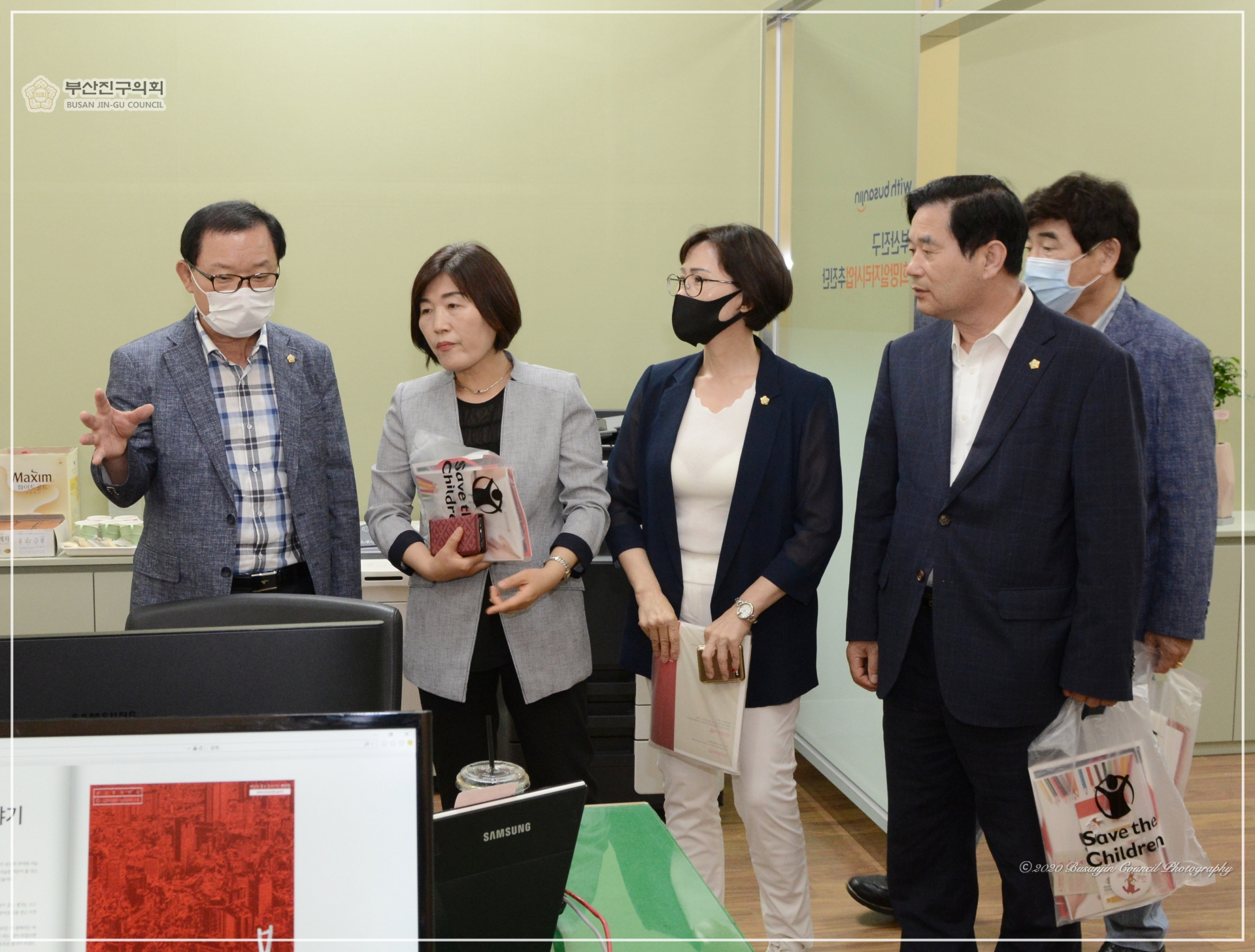 부산진구 희망일자리사업추진단 사무실 방문 2번째