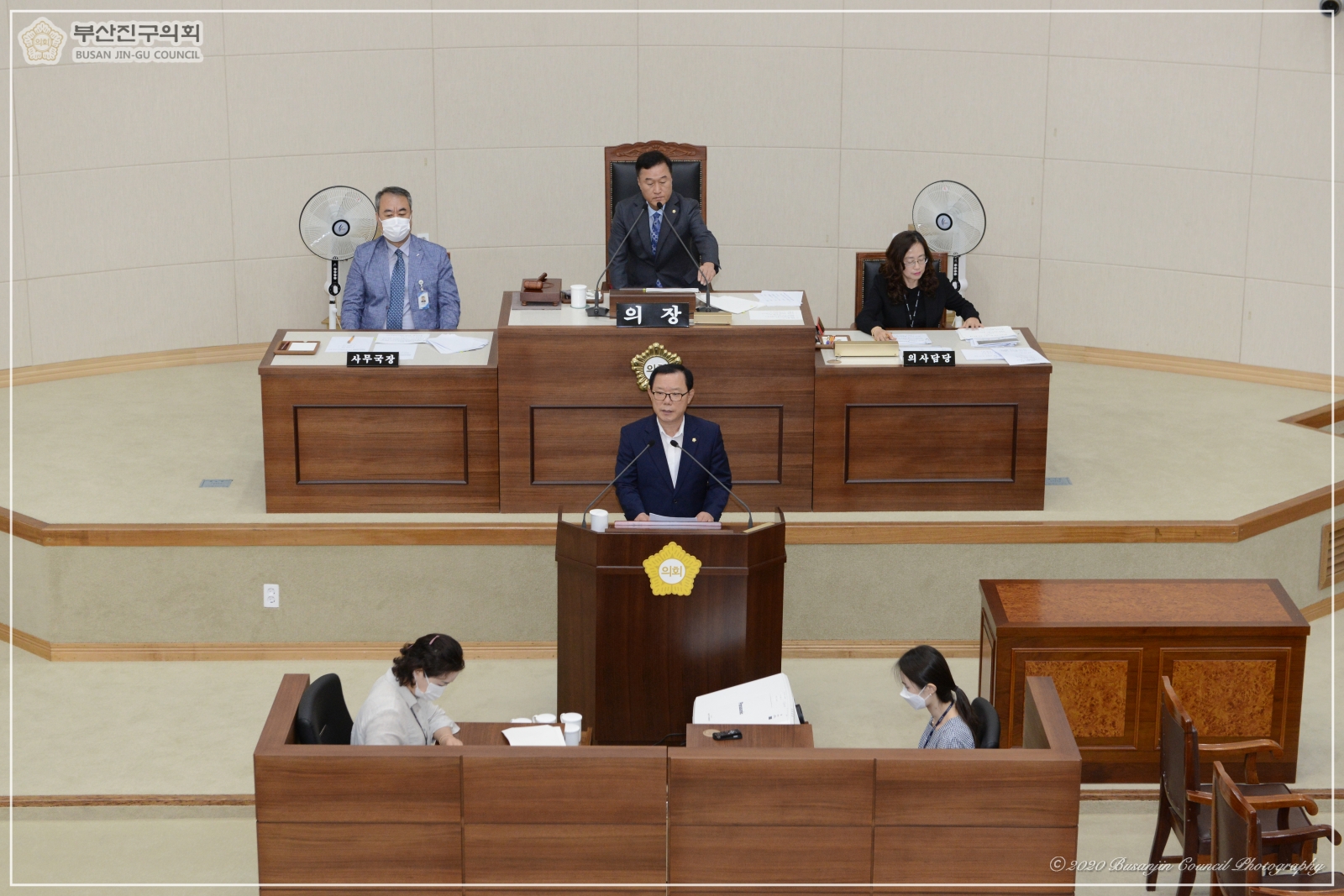 부산진구의회 상임위원회별 위원장 선거 실시 1번째