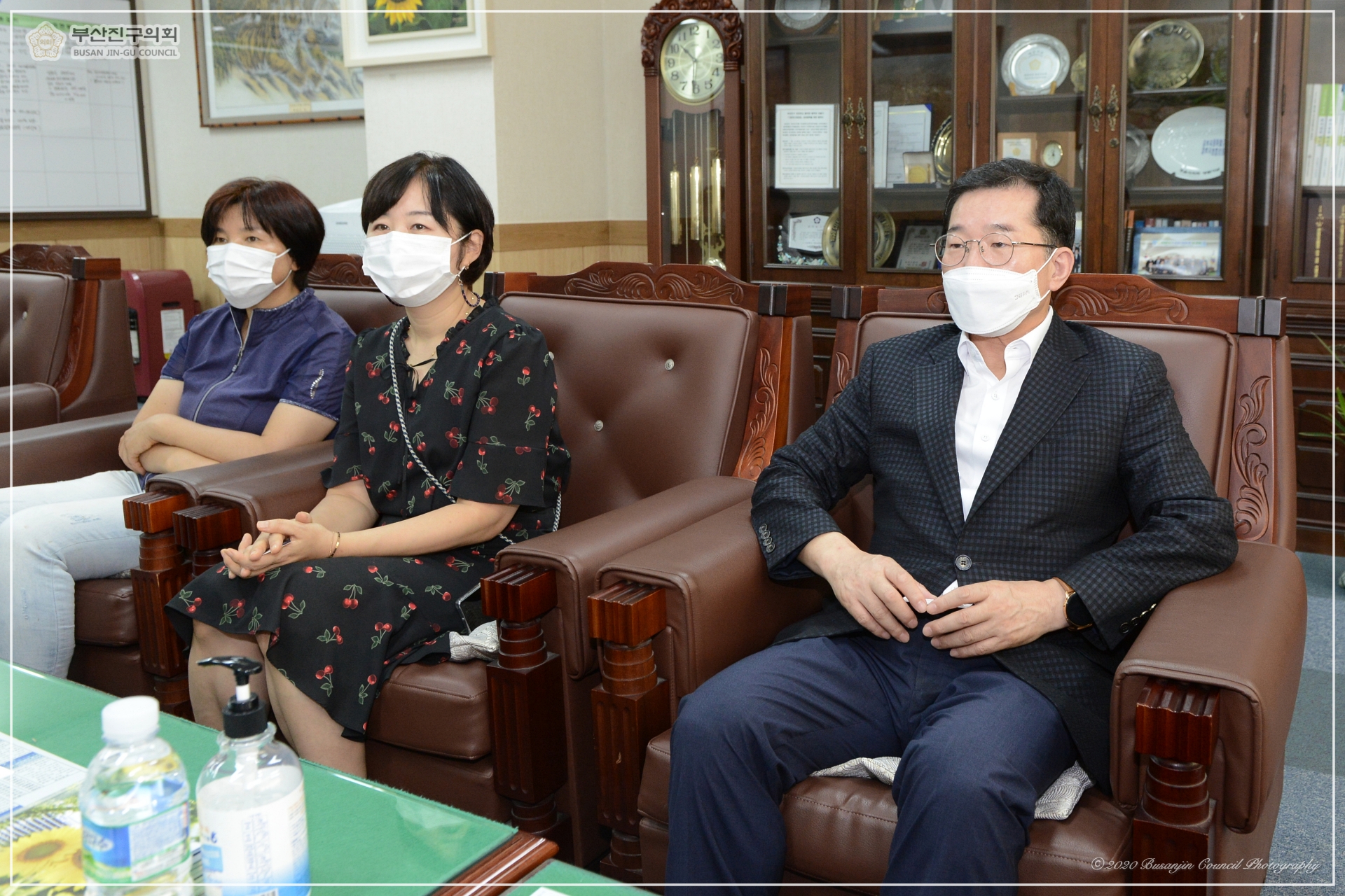 남부교육지원청 교육장 부산진구의회 내방 2번째