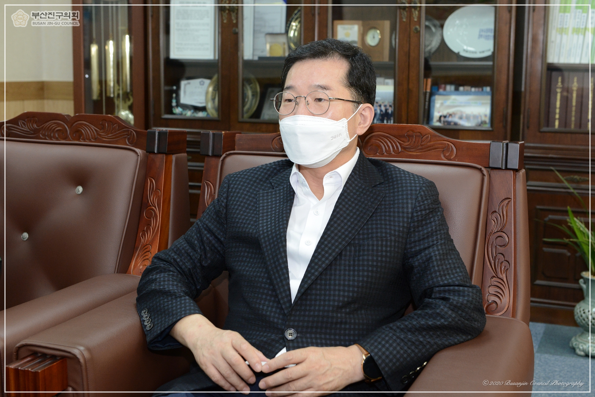 남부교육지원청 교육장 부산진구의회 내방 3번째