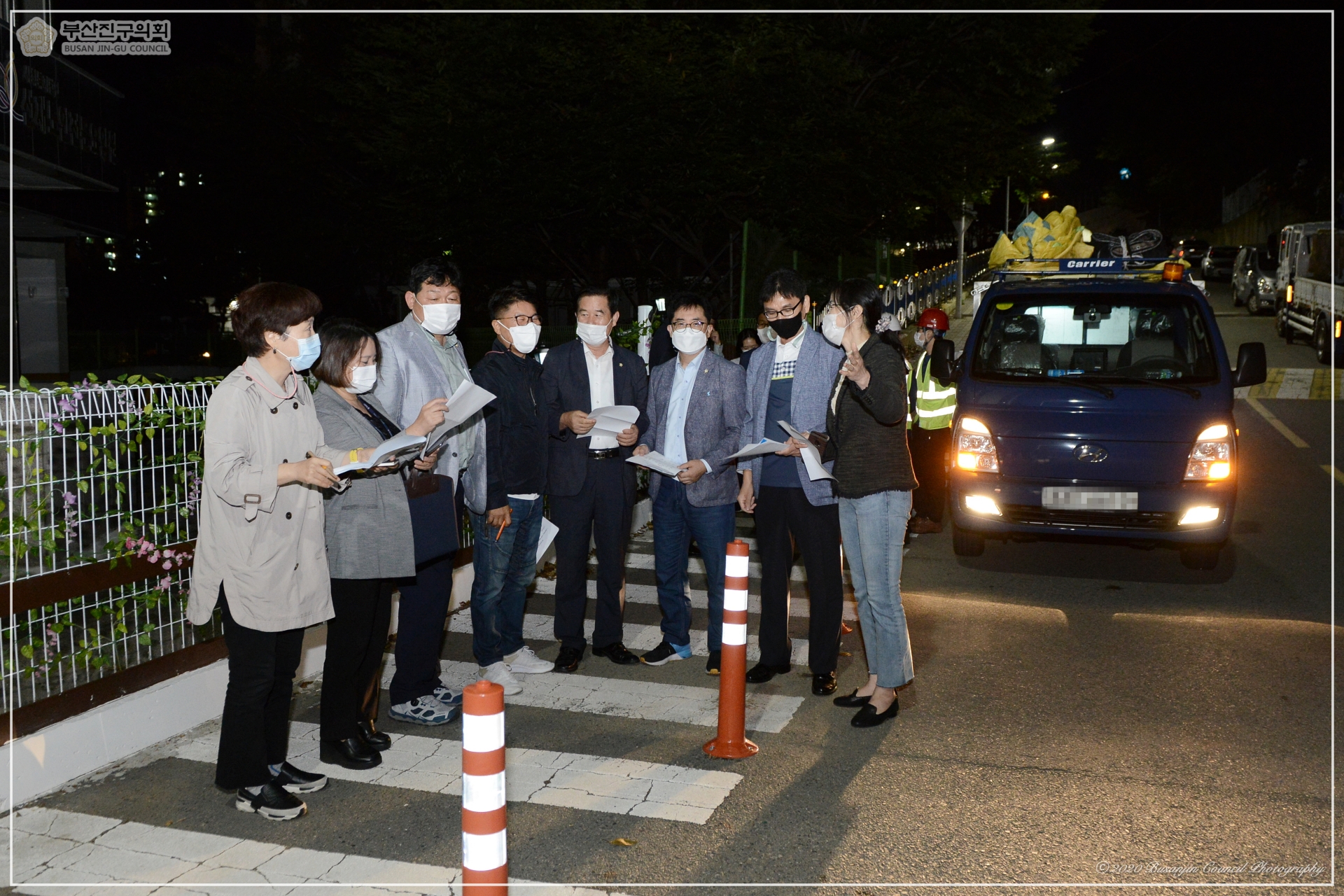 문화복지위원회 야간 현장실사 실시 6번째