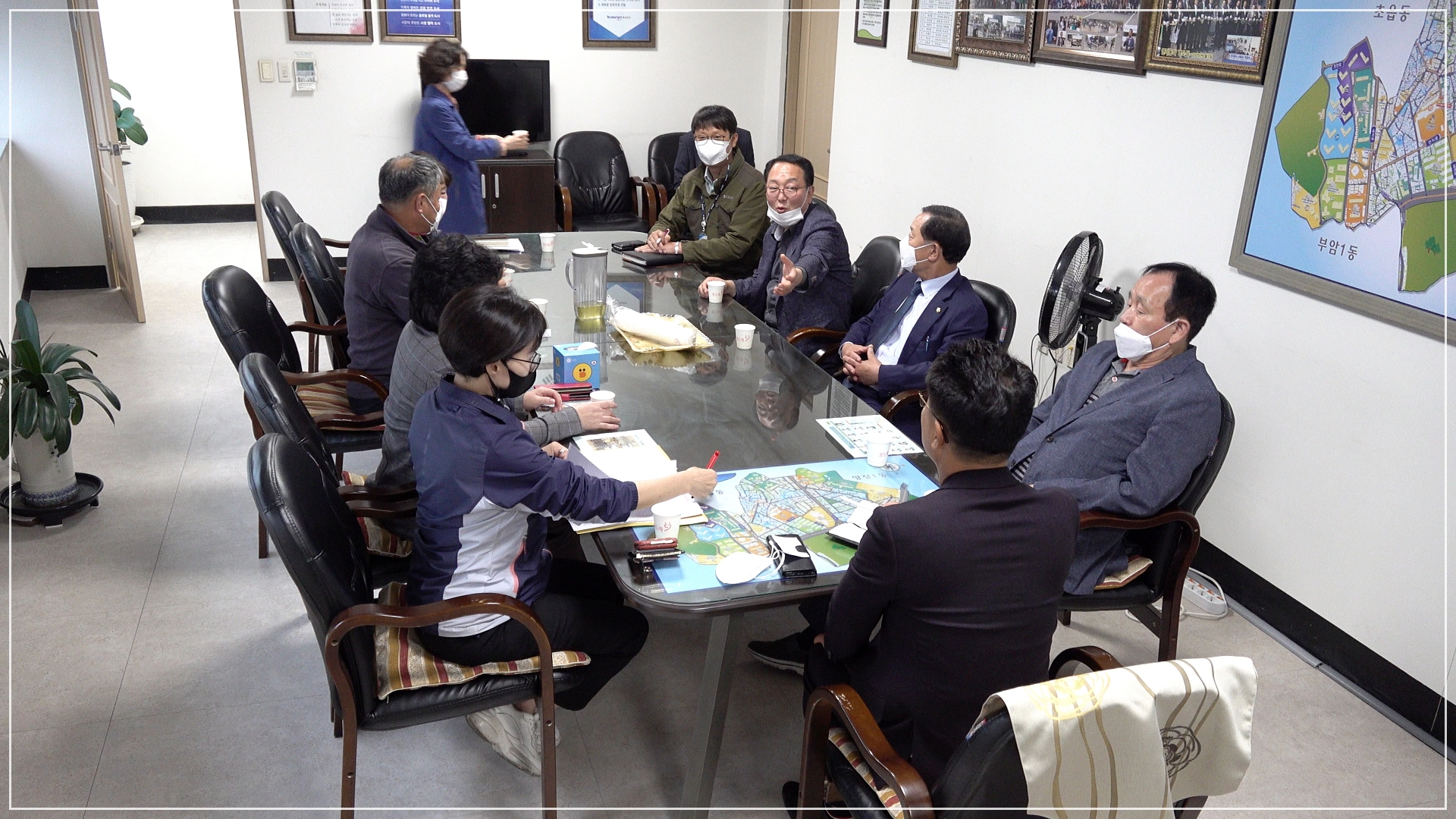 부산진구마스크구매행정사무조사특별위원회 현장조사 실시 1번째