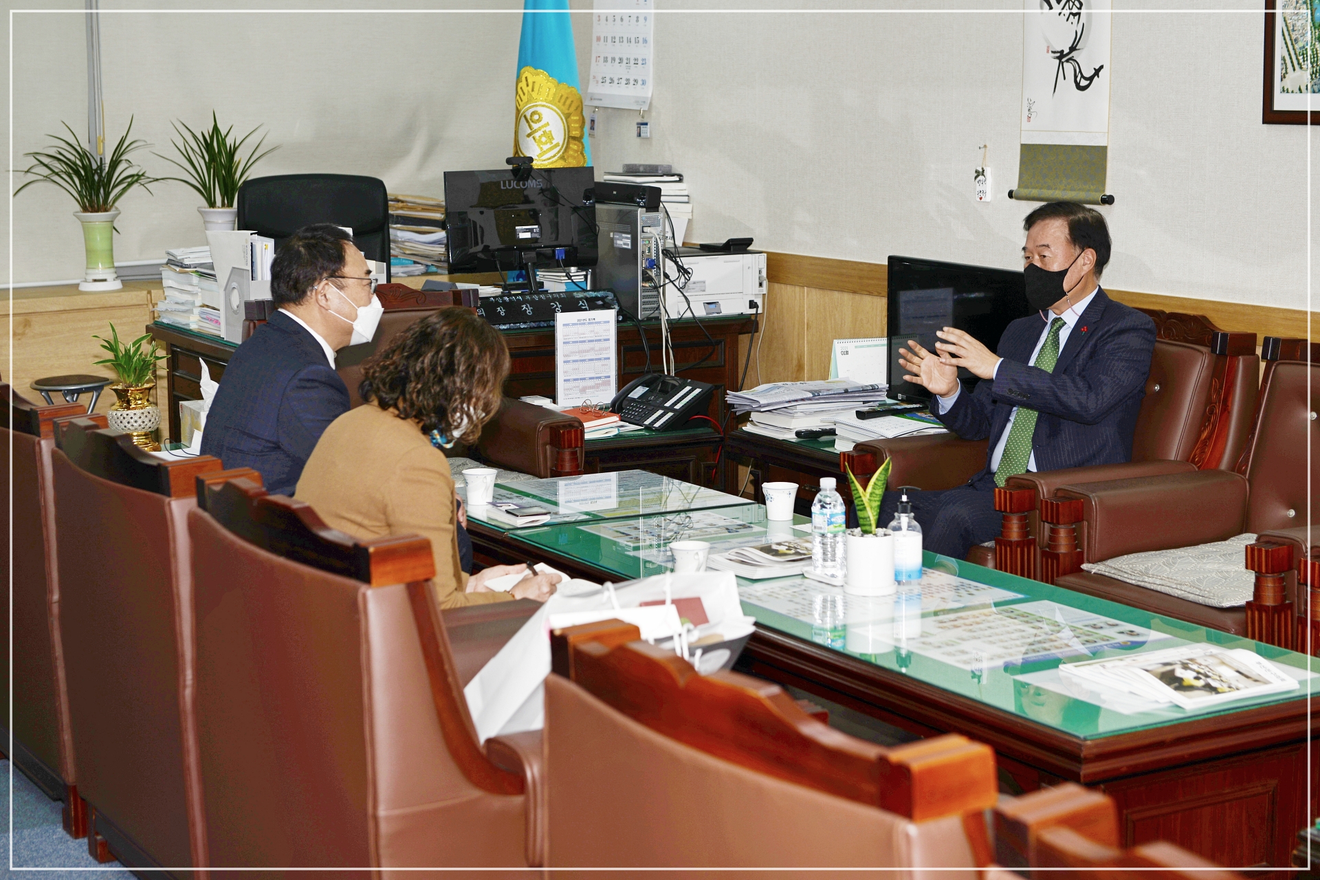 국민건강보험 부산진구 신임 지사장 내방   3번째