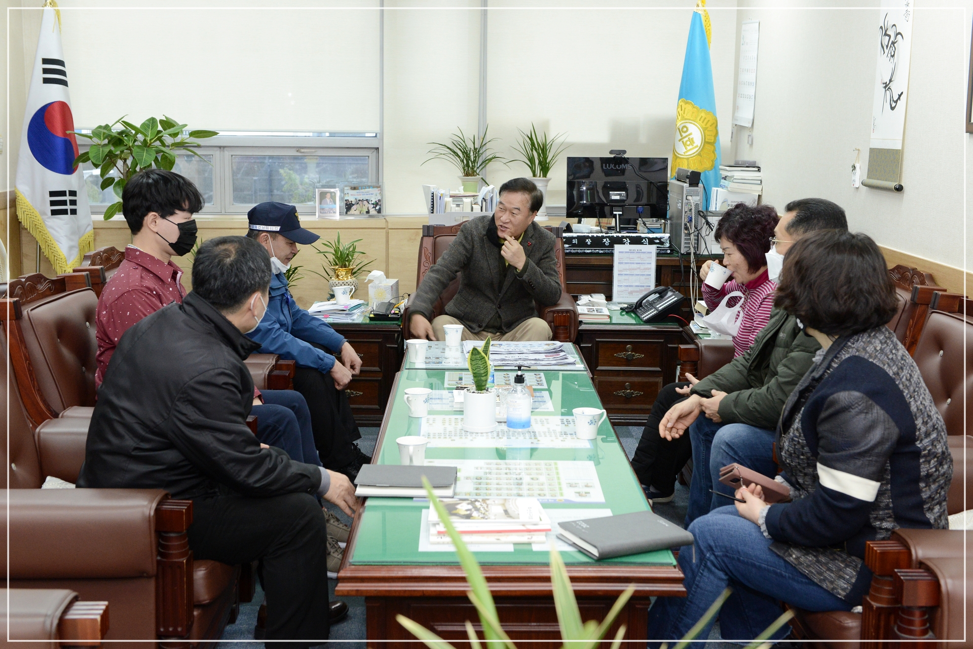 현업부서 직원 격려의 자리 가져 1번째