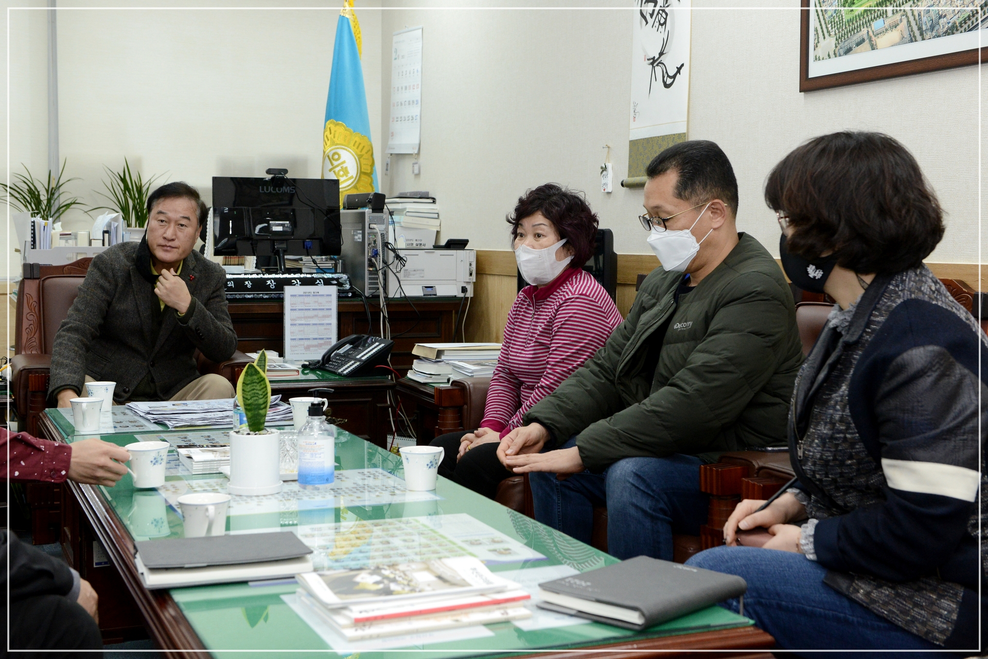 현업부서 직원 격려의 자리 가져 2번째