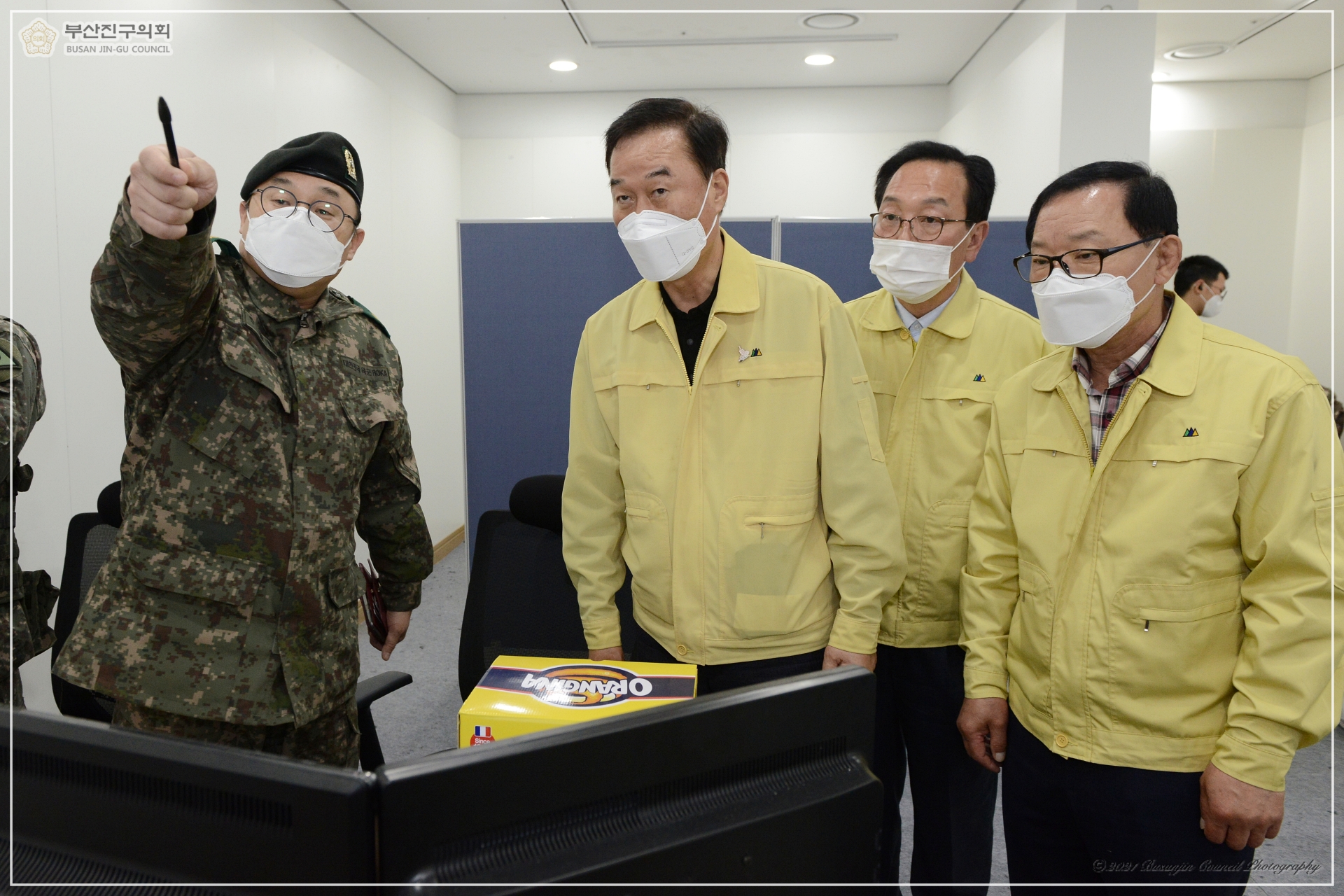 부산진구 예방접종센터 근무자 및 접종자 격려방문 실시 4번째