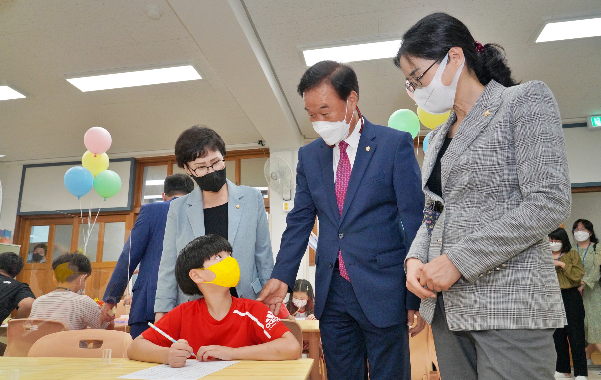 초읍초등학교 학교돌봄터 개소식 참석 4번째