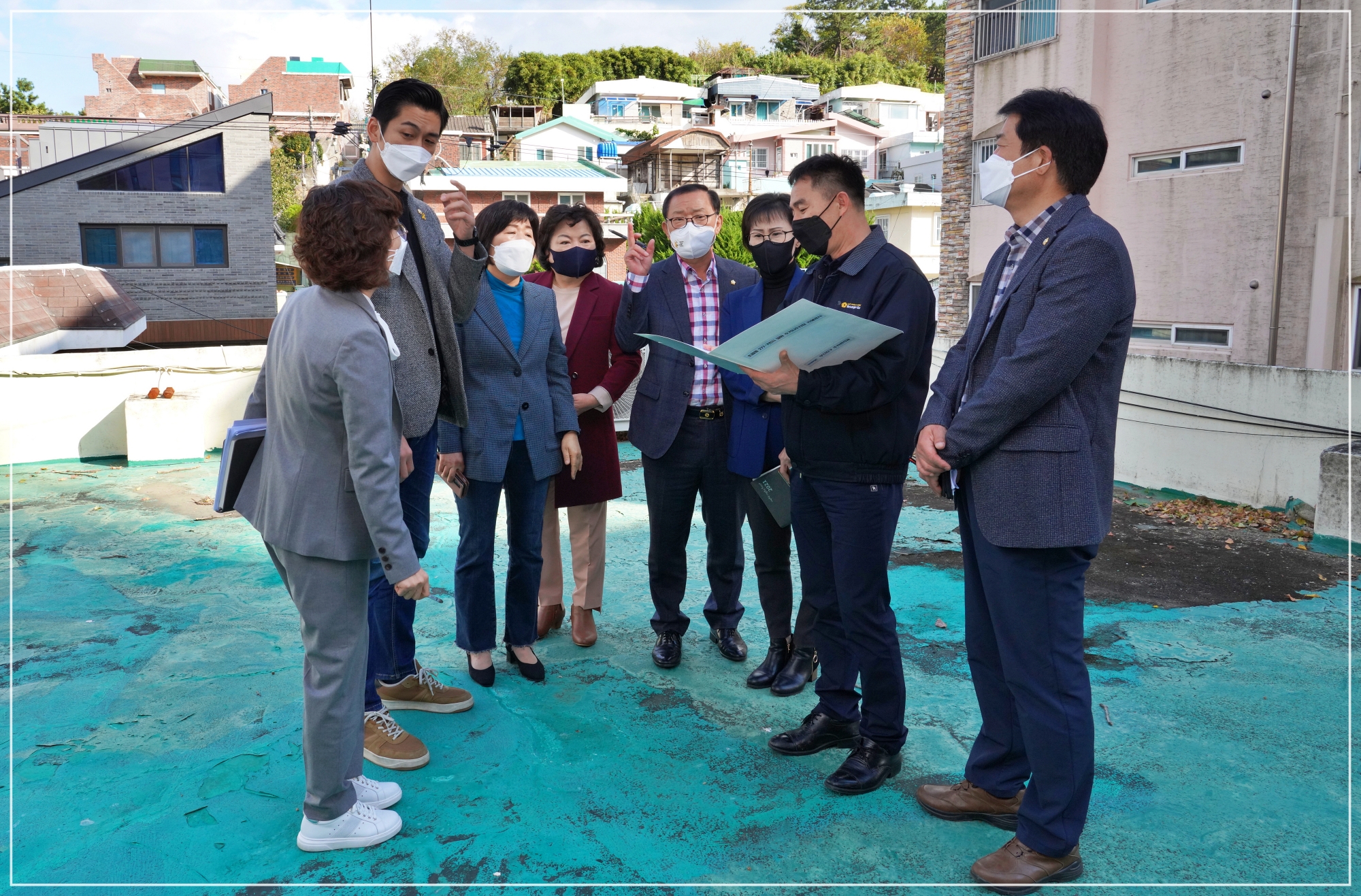 행정자치위원회 현장방문 - 초읍동 주거지주차장 부지 4번째