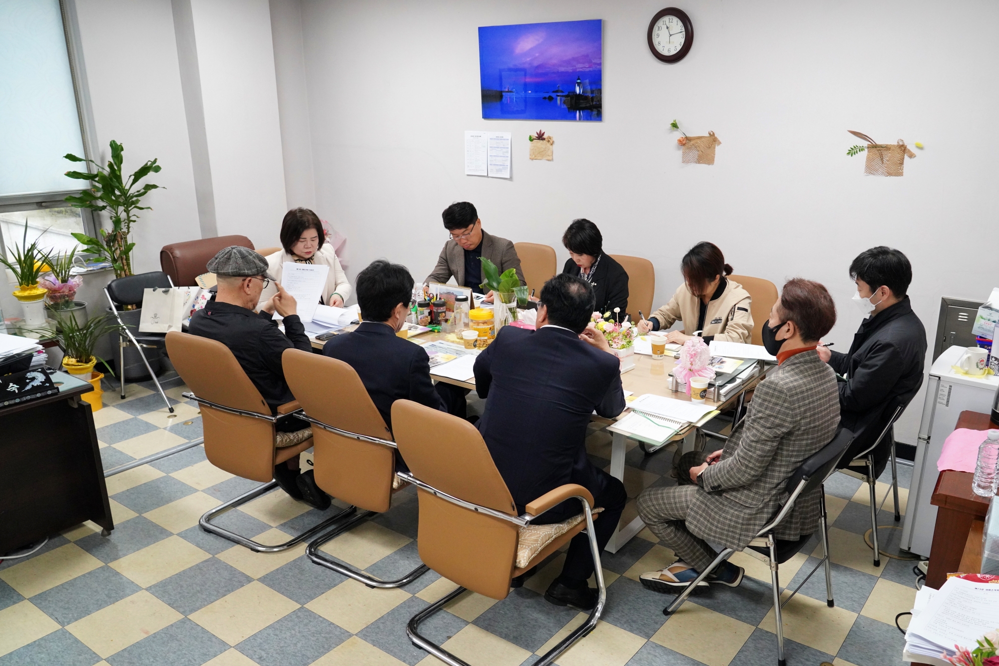 부산진구의회소식지 편집회의 개최 1번째