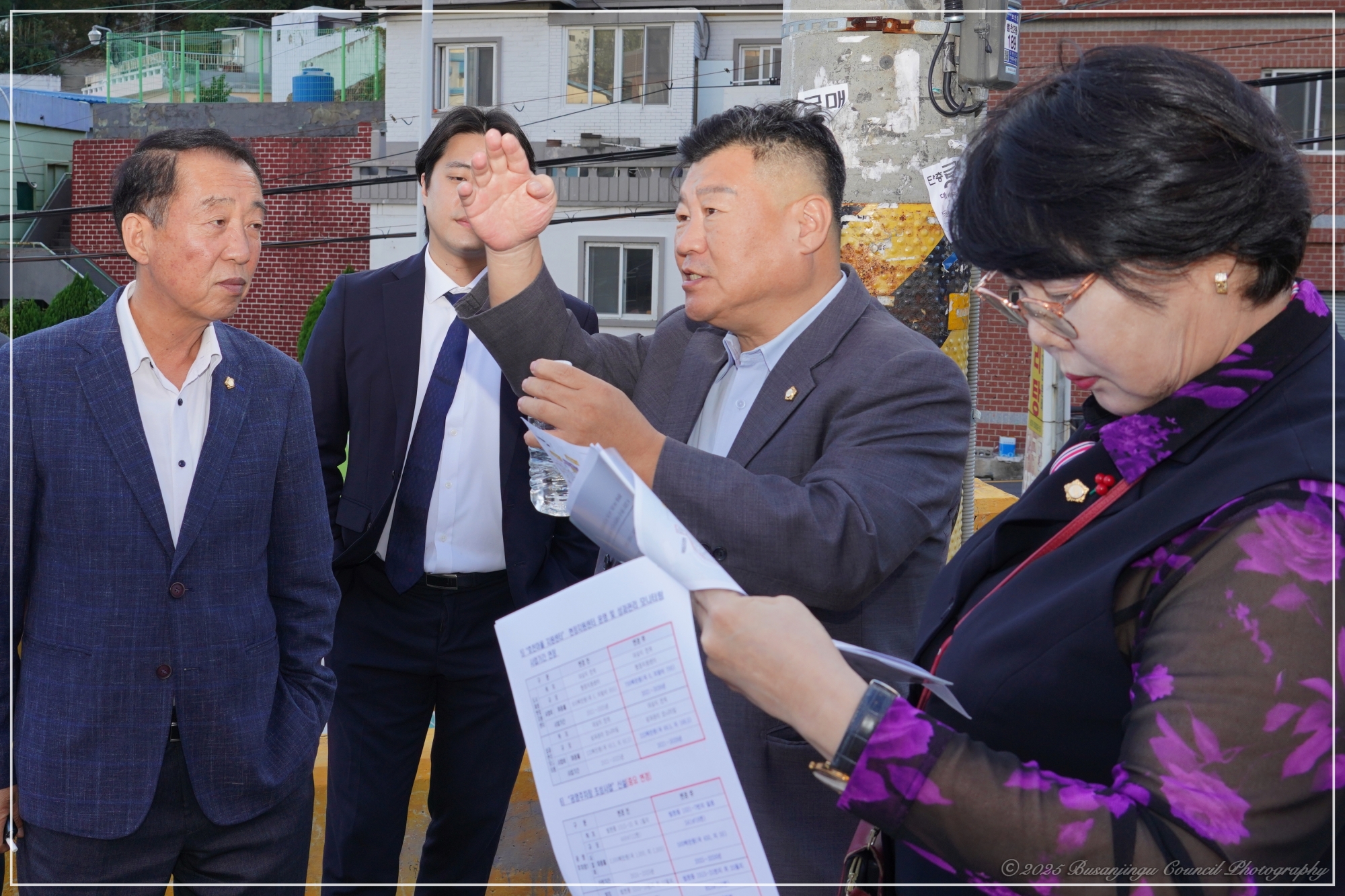 행정문화위원회, 공유재산 심의대비 사전 현장 방문 2번째