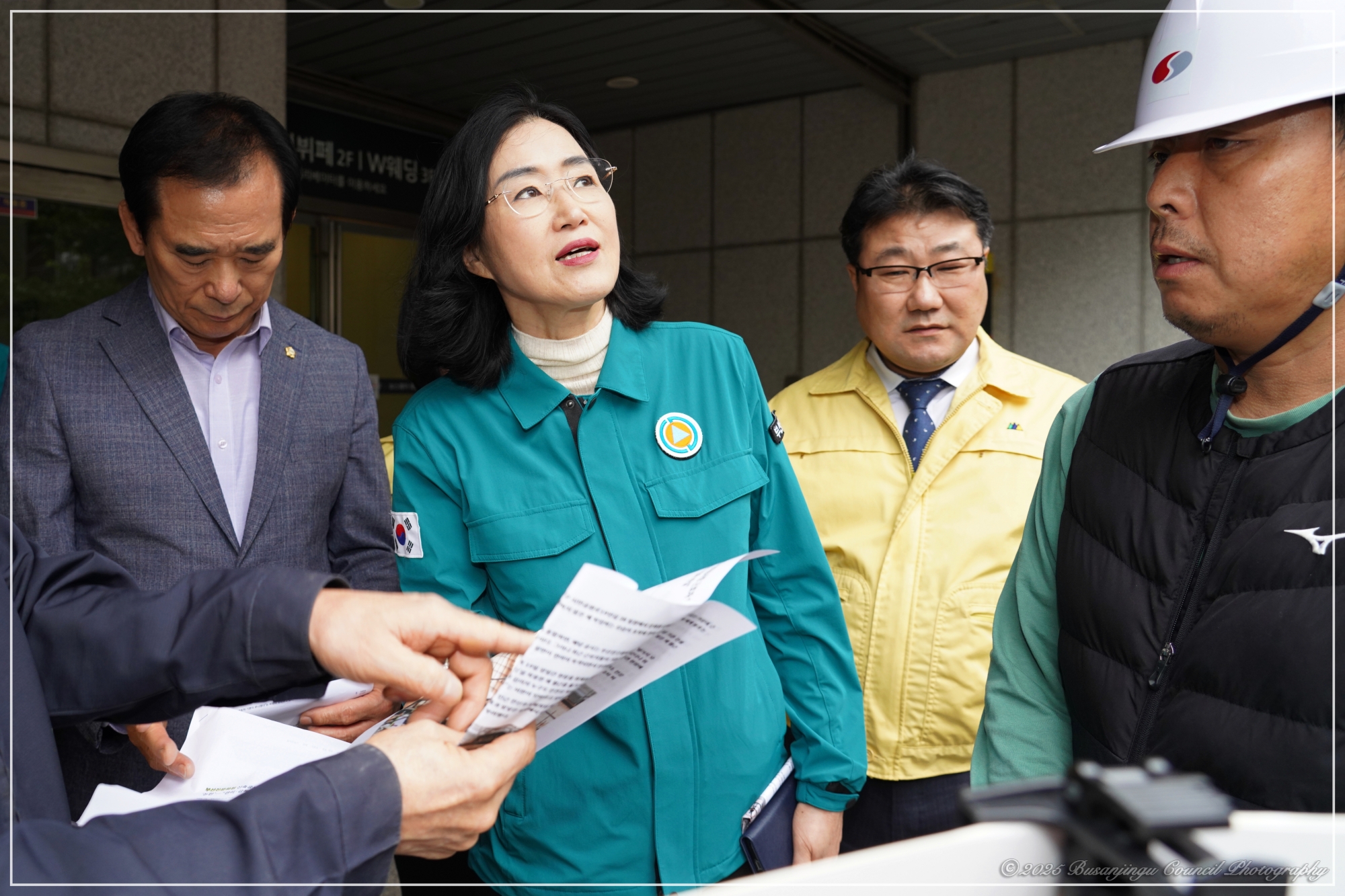 안전복지위원회, 부산진문화원 공사현장 현장방문 실시 5번째