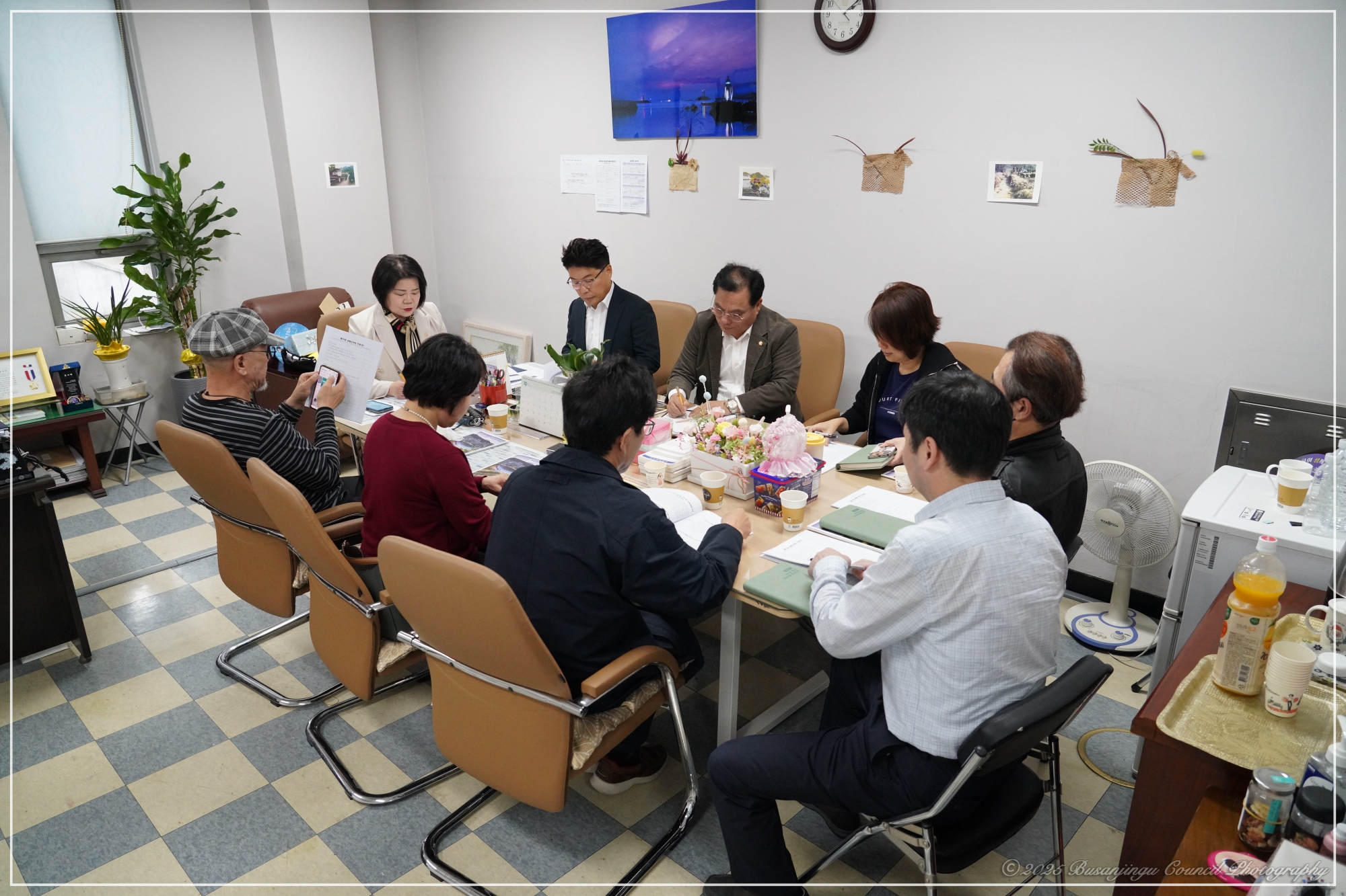 부산진구의회 소식지 편집위원회 개최 1번째