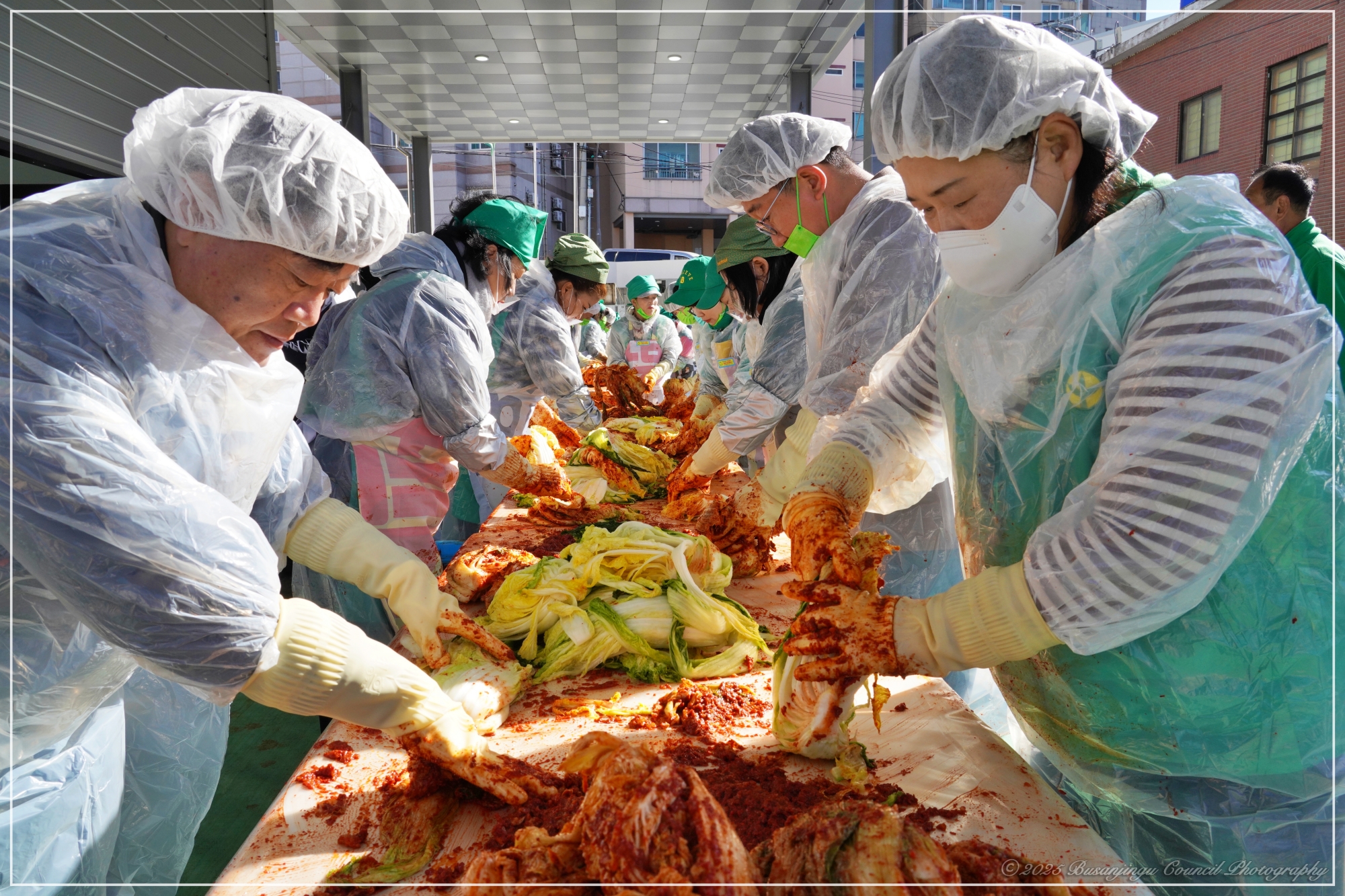 부산진구새마을부녀회 김장김치 나누기 행사 1번째