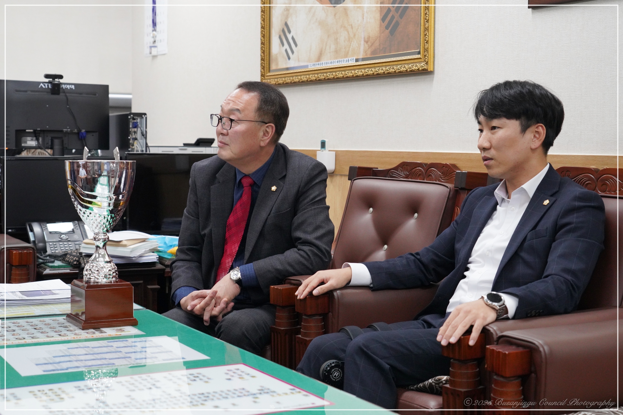 제35회 부산광역시장기 자치구·군 직원축구대회 우승 격려 2번째