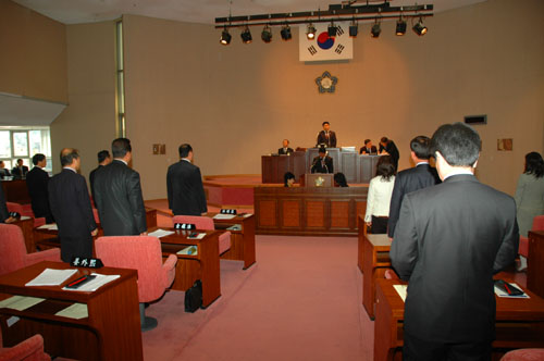 도심지내 철도시설 이전촉구 결의문 1번째