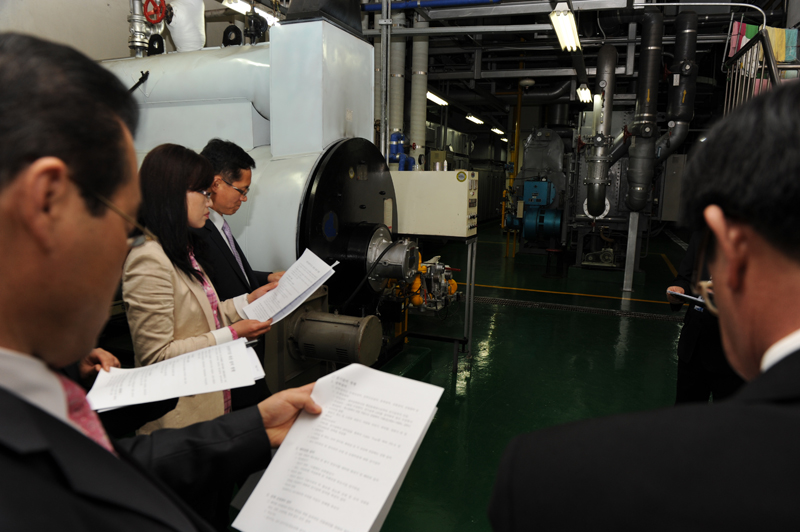 청사정비기금 대상 설비 현장확인 4번째