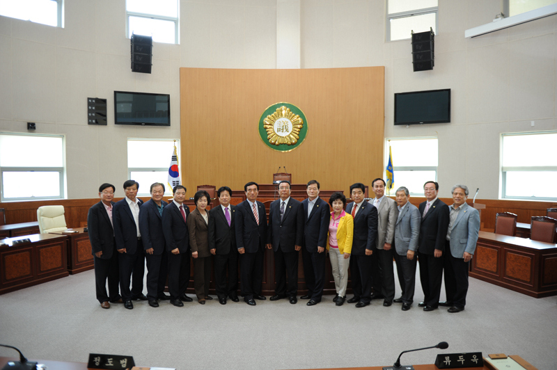 경남 고성군의회 방문 1번째