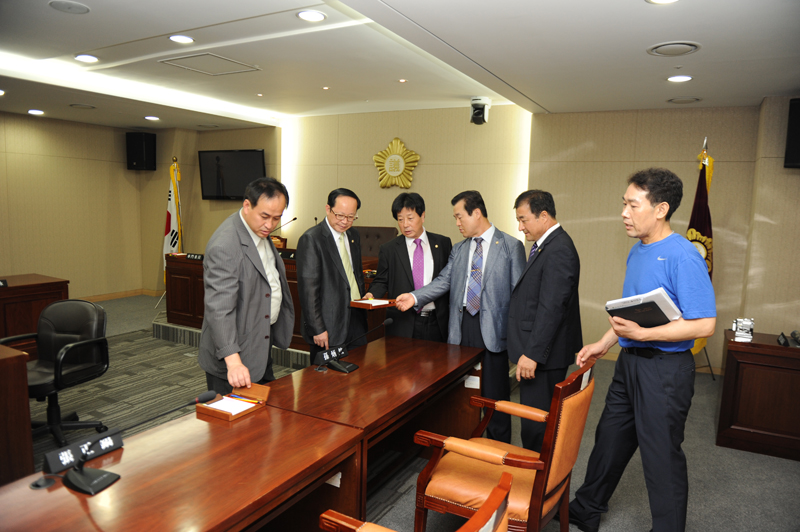 타 의회 비교견학을 위한 서울 용산구의회 방문 5번째