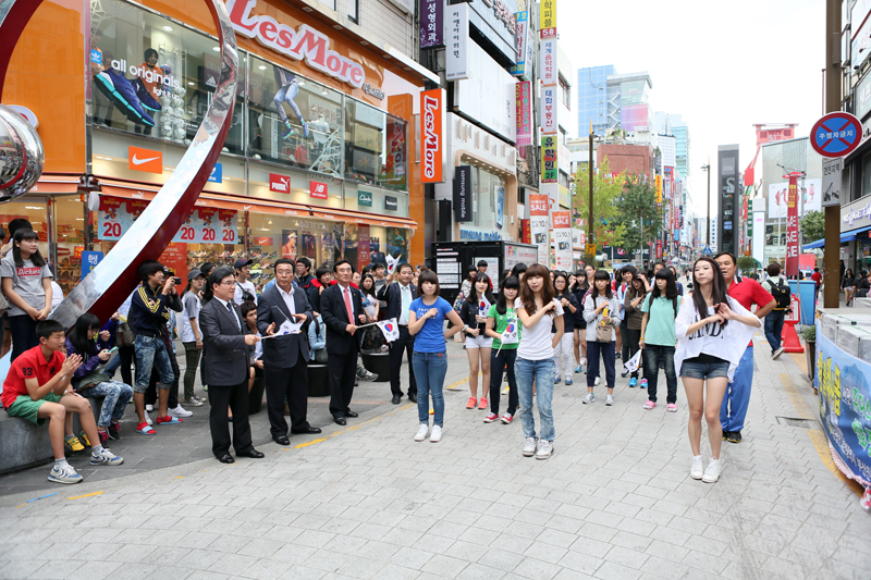 독도 수호 플래시몹 2번째