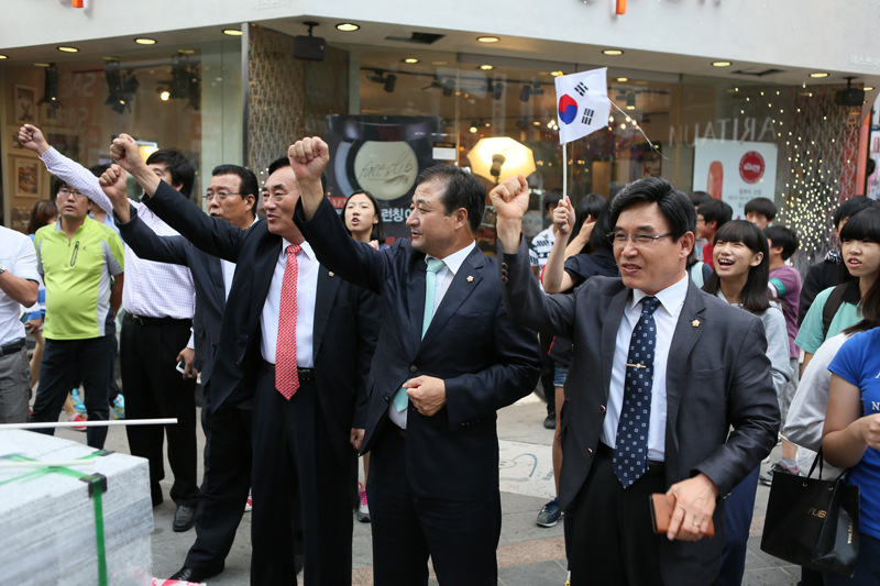 독도 수호 플래시몹 3번째