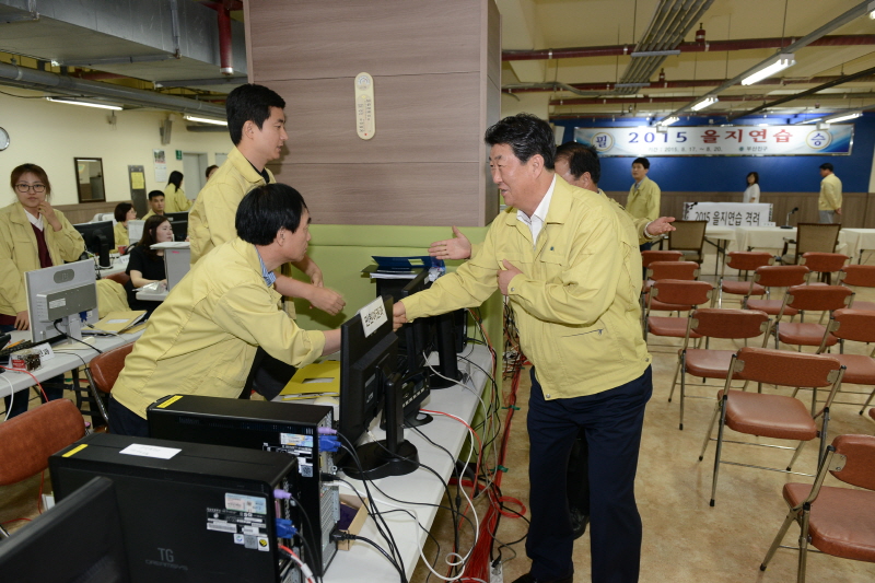 2015 을지연습 상황실 방문 2번째