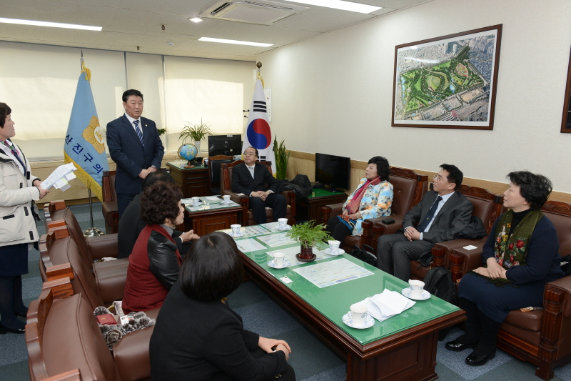 중국 북경시 서성구 방문단 영접 2번째