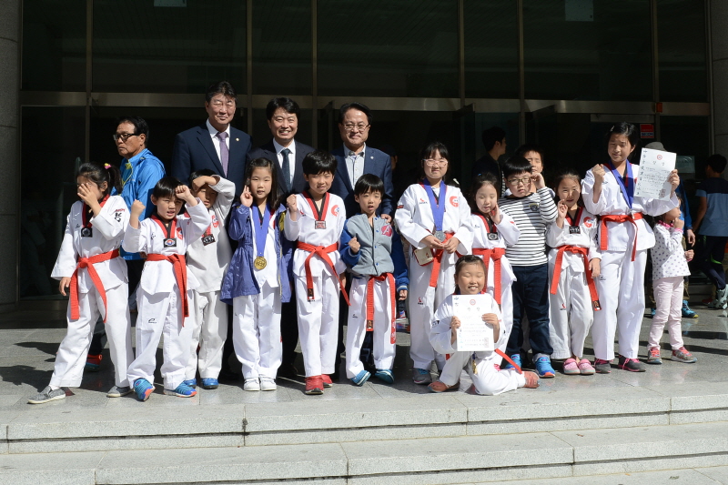 부산진구청장기 태권도대회 1번째