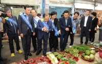 부산시 시장물가대책회의 사전현장방문 동행 5번째