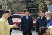 구·군의장협의회 산불진화 근무자 격려 및 구호품 전달 6번째