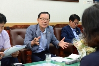 행정자치위원회 교육청 관계자 간담회 실시 9번째