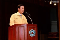 민방위대 창설 기념식 참석 6번째